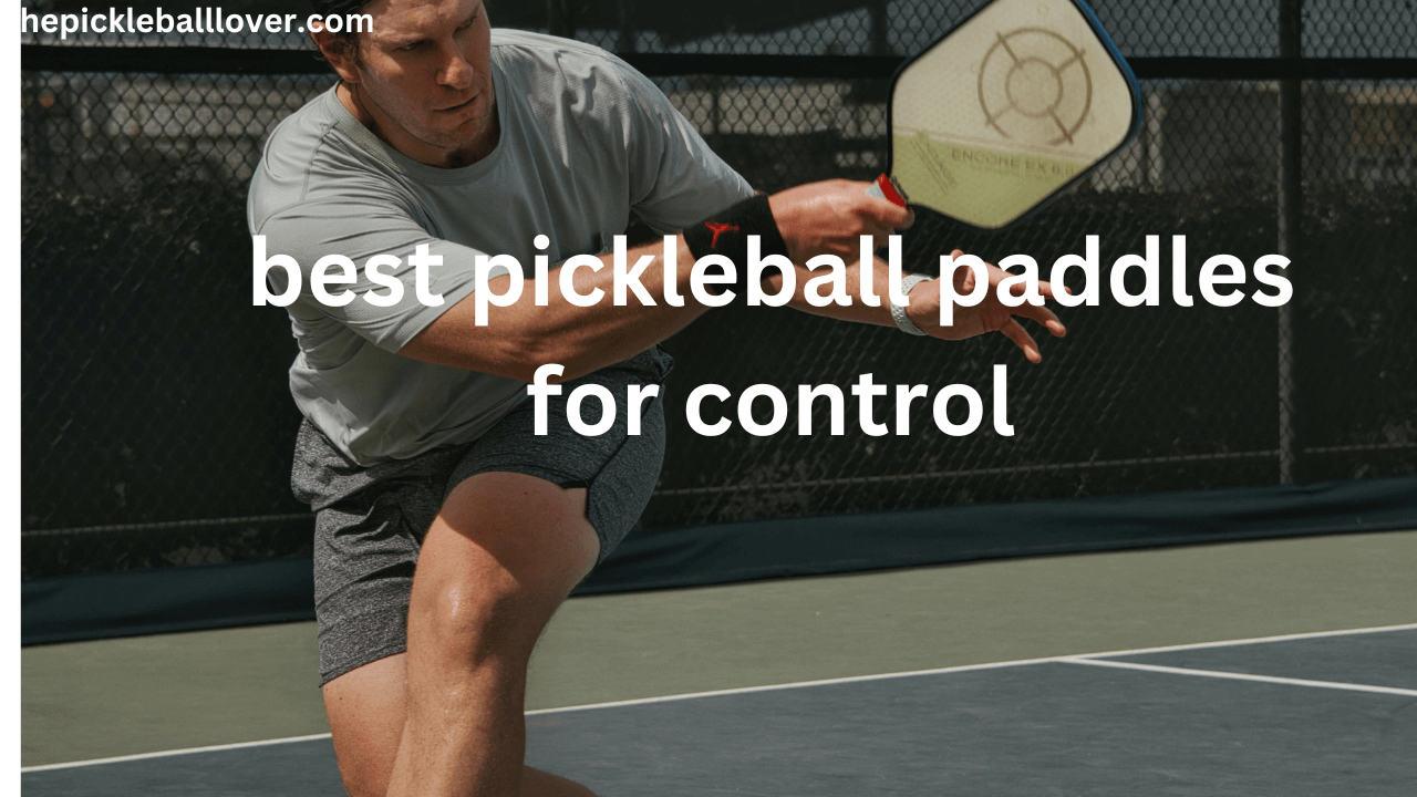 best pickleball paddles for control